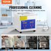 VEVOR Ultrasonic Professional Cleaner, 30 L Ultrasound Jewelry Cleaner with Digital Timer & Heater, Stainless Steel Industrial Sonic Cleaner 40kHz for Glasses, Watches, Rings, Small Parts(1.3L)