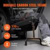 VEVOR Under Dash Creeper, 40 in, 330 lbs Load Capacity Rolling Mechanic Garage Creeper, 20.3-27.4 in Height Adjustable, Laying Down or Upright Inside of Car or Truck, Easy Fold Support for Garage Shop