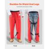 VEVOR Unisex Apron Style Chainsaw Chaps, Class C, 8 Layers Chainsaw Pants With Adjustable Belt & Gear Pocket(Red)