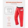 VEVOR Unisex Apron Style Chainsaw Chaps, Class C, 8 Layers Chainsaw Pants With Adjustable Belt & Gear Pocket(Red)