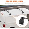 VEVOR Van Roof Ladder Racks – 60″ Heavy-Duty Steel Racks, 500 lbs Capacity, Universal Midsize & Small Van Roofs, 2 Bars