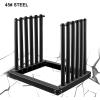 VEVOR Windshield Rack – 5-Lite Steel, 24-Inch Height, for Truck Glass Transportation with PVC Pad & Foam Padding