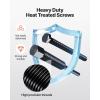 VEVOR Yoke Puller, Made for Class 6-8 Transportation Trucks and Equipment, Heavy Duty Yoke Removal Tool Kit, Automotive Yoke Puller Kit Compatible with Kenworth, Peterbilt, Freightliner, Mack, Volvo(power steering pump pulley removal tool)