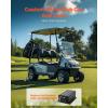 VEVOR36V and 350A, DC Motor Controller Replacement for 1994-2019 EZGO Golf Carts, IP65 Rated Protection, Aluminum Alloy & ABS Housing, Compatible with 1206-4301 Models(Black)