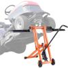 Happybuy Lawn Mower Lift with Hydraulic Jack, 500 Lbs Weight Capacity, Solid Carbon Steel Lawn Mower Lift, Adjustable Movable Lawn Lifter for Riding Tractors and Zero Turn Lawn Mowers