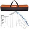 VEVOR 117 PCS Dent Removal Kit, Paintless Dent Repair Kit with Golden Lifter, Bridge Puller, Slide Hammer T-bar Dent Puller, Suction Cup Dent Puller for Auto Body Dents, Hail Damage, Door Ding(21 Pcs with 21 Rods)