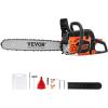 VEVOR 20inch 62CC Gas Powered Chainsaw, 3.8 HP 2 Stroke Engine Gas Power Chainsaws with Non-Slip Handle, Gas Chainsaws with Dual Fuel Tanks, For Wood Cutting, Tree Trimming, and Land Clearing(58CC 20inch)