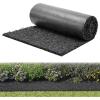 VEVOR 2-Pack Recycled Rubber Mulch Mat 120 x 4.5 in,Permanent Rubber Mulch for Landscaping, Black Mulch Garden Edging Border for Plants,Vegetables & Flower Garden Barrier(96 x 24 in)