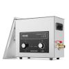 VEVOR 3L Sonic Cleaner with Heater Timer & Basket, Professional Digital Sonic Cavitation Machine, 120W Cleaning Machine for Watch Instruments, Glasses, Coin, Metal Parts, Tool(6L)