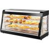 VEVOR 3-Tier Commercial Food Warmer Display, 1200W Food Display Warmer with Light, Adjustable Shelf and Temperature Display, 86℉~185℉ Steam Heating, 111L for Hamburger, Pizza, Bread, Fried Chicken(SC-CJ-603)