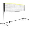 VEVOR Badminton Net, Height Adjustable Volleyball Net, Wide Foldable Pickleball Net, Portable Easy Setup Tennis Net Set with Poles, Stand and Carry Bag, for Kids Backyard Game Indoor Outdoor Use(10ft)