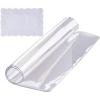 VEVOR Clear Table Cover Protector, 48 inch/1230 mm Round Table Cover, 1.5 mm Thick PVC Plastic Tablecloth, Waterproof Desktop Protector for Writing Desk, Coffee Table, Dining Room Table(12″ x 12″ (Square))