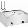 VEVOR Commercial Food Warmer, 1 Pan 24QT Electric Steam Table, 1200W Professional Countertop Stainless Steel Buffet Bain Marie with 86-185°F Temp Control for Catering and Restaurants, Silver