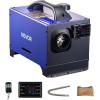 VEVOR Diesel Heater, 8KW, DC 12V/24V, All in One Portable Diesel Air Heater with Remote Control and LCD Display, Fast Heating Low Noise, 1.3 Gal Fuel Tank for Vehicles, RVs, Vans, Tractors and Trucks(All in one-W)