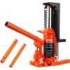 VEVOR Hydraulic Toe Jack, 5 Ton On Toe Toe Jack Lift, 10 Ton On Top Lift Capacity Machine Jack, 1.0-9.1 in Toe Height, 14.6-22.4 in Top Height, 360° Rotatable Claw Jack for Machinery, Industry(2.5-5 ton)