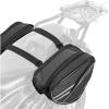 VEVOR Motorcycle Top Case 65L, Universal Aluminum Alloy Motorbike Tail Box with Leather Lining, Waterproof Detachable Motorcycle Top Box with Lock & Back Cushion, Fit for 99% of Motorcycle Frames(30L)