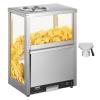 VEVOR Nacho Chip Warmer, 84.5QT Stainless Steel Machine with Warming Light, Deflection Board, for Popcorn, Potato Chips, Peanuts