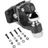 VEVOR Pintle Hook, 30000 lbs Towing Capacity, Trailer Hitches Receiver Hook Fits for 2.5 to 3-inch Lunette Ring with Mounting Kit, Wear-Resistant, Black Powder Coat, Suitable for Various Vehicles(2-5/16in 30000lbs)