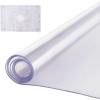 VEVOR Plastic Table Cover, 24 x 48 Inch 1.5 mm Thick Frosted PVC Desk Mat Protector, Waterproof & Easy Cleaning Desk Pad Tablecloth, for Office, Dresser, Dining Room,Night Stand(80″ x 40″ (Rectangular))