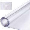 VEVOR Plastic Table Cover, 24 x 48 Inch 1.5 mm Thick Frosted PVC Desk Mat Protector, Waterproof & Easy Cleaning Desk Pad Tablecloth, for Office, Dresser, Dining Room,Night Stand(96″ x 42″ (Rectangular))