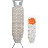 VEVOR Tabletop Ironing Board 23.4 x 14.4, Small Iron Board with Heat Resistant Cover and 100% Cotton Cover, Mini Ironing Board with 7mm Thickened Needle Cotton Layer for Small Spaces, Travel Use(43″ x 13″)