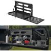 VEVOR Tailgate Table, for 2007-2024 Jeep Wrangler JL, 88 lbs Capacity, Carbon Steel Foldable Molle Panel Drop Down Table, Rear Door Cargo Storage Rack Shelf Luggage Holder Carrier Camping(Jeep JL(2007-2024))