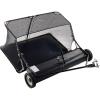 VEVOR Tow Behind Lawn Sweeper, 44 in Pull Behind Lawn Sweeper, 25 cu. ft Large Capacity Leaf & Grass Collector, Heavy Duty Garden Sweeper with Adjustable Sweeping Height for Yard, Lawn, Farm(52 Inch)