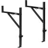 VEVOR Truck Rack, 19-34inch Extendable Truck Ladder Rack, 38.6″-43.6″ Adjustable Height, 250 lbs Capacity Steel Ladder Rack for Truck, Heavy Duty Truck Bed Rack for Kayak, Surfboard, Lumber, Ladder(Ladder Rack)
