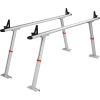 VEVOR Truck Rack, 800 lbs Capacity, 71″x32″ Aluminum Ladder Rack for Truck with 8 Non-Drilling C-Clamps, Heavy Duty Truck Bed Rack Two-Bar Set for Kayak, Surfboard, Lumber, Ladder(Height Adjustable)