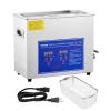 VEVOR Ultrasonic Professional Cleaner, 30 L Ultrasound Jewelry Cleaner with Digital Timer & Heater, Stainless Steel Industrial Sonic Cleaner 40kHz for Glasses, Watches, Rings, Small Parts(6L)