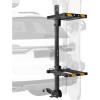 VEVOR Universal Car Roof Rack – Fit Most Crossbars, Carry up to 6 Pairs of Skis or 4 Snowboards, Aluminum Snowboard Ski Rack with Lock & Rubber Padding(Rear Rack (Fold-1))