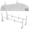 VEVOR Van Roof Ladder Racks – 59″ Adjustable Heavy-Duty Steel Racks, 600 lbs Capacity for Chevrolet Express 1500 2500 3500/Ford E150 E250 E350/GMC Savana, 2 Bars(2 Bars)
