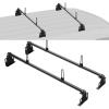 VEVOR Van Roof Ladder Racks – 60″ Heavy-Duty Steel Racks, 500 lbs Capacity, Universal Midsize & Small Van Roofs, 2 Bars