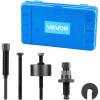 VEVOR Yoke Puller, Made for Class 6-8 Transportation Trucks and Equipment, Heavy Duty Yoke Removal Tool Kit, Automotive Yoke Puller Kit Compatible with Kenworth, Peterbilt, Freightliner, Mack, Volvo(power steering pump pulley removal tool)