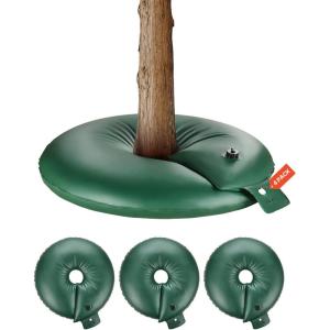 VEVOR 4 Pack 20 Gallons Tree Watering Bag, Slow Release Tree Watering Bags, Refillable Tree Drip Irrigation Water Bags for Trees, Durable Tree Watering System for Deep Root Targeting(4Pcs 20Gal Ring)