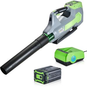 VEVOR 63CC Backpack Leaf Blower Gas Powered, 1.89L Tank, Delivers 1110CFM & 220MPH, Perfect for Garden Maintenance, Clearing Leaves & Snow(60V Battery Leaf Blower)