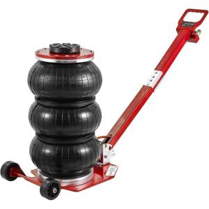 VEVOR Air Jack, 3 Ton/6600 lbs Triple Bag Air Jack, Air Bag Jack Lift Range 5.9″-15.75″, Airbag Jack with Adjustable Long Handle, 3-5 S Fast Lifting for Car, Auto Shop, Garage(3T adjustable Handle)