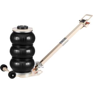 VEVOR Air Jack, 3 Ton/6613 lbs Triple Bag Air Jack, Airbag with Six Steel Pipes, Lift Up to 17.7 inch/450 mm, 1-6 s Fast Lifting Pneumatic with Long Handle & Rubber Pad for Cars, SUVs, Pickup Trucks(Adjust Handle)