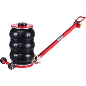 VEVOR Air Jack, 3T / 6600 lbs Triple Bag Air Jack, Airbag Jack with Six Steel Pipes, Lift up to 17.7 inch/450 mm, 3-5 s Fast Lifting Pneumatic Jack, with Long Handles for Car, Garage, Repair(5 Ton (Max Lift: 18.3 in))