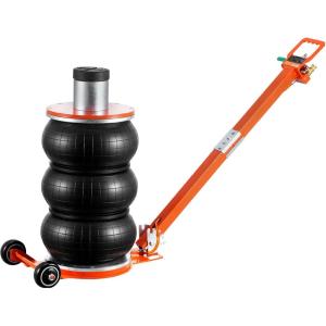 VEVOR Air Jack, 5 Ton/11000 lbs, 4-10 S Pneumatic Lifting Jack with Heightened Column & Adjustable Handle, Easy-to-Lift & Space-Saving Jack with Thick Rubber Pad, Fits for Sedan, SUV, Pickup Truck