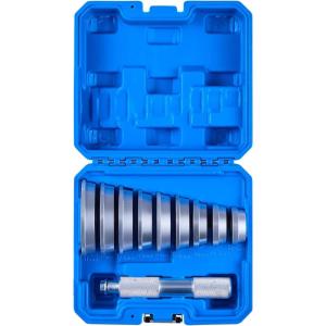 VEVOR Bearing Press Kit, 52 Pcs Bearing Race and Seal Driver Set with 49 Bushings and Handle Shaft, Bushing Driver Tool Set, Heavy Duty Carbon Steel Removal Installation Tool Kit(10pcs)