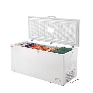 VEVOR Chest Freezer, 12.8 Cu.ft / 345 L Large Deep Freezer & 4 Removable Baskets, Freestanding Top Open Door Commercial Chest Freezers with Locking Lid, 7-Level Adjustable Temp, LED Lighting, 6 Wheels(17.2 Cu.ft)