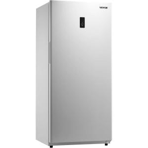 VEVOR Convertible Freezer/Refrigerator, 20.2 Cu.Ft Frost Free Upright Freezer with Temp Control Panel, Door Open too Long Alarm, Adjustable Shelves and LED, Standing Fridge for Kitchen, Office, Garage(20 Cu.Ft.)