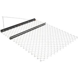 VEVOR Drag Harrow, 4 x 5 ft Chain Harrow – Made from Q235 Steel, UTV Tractor Attachments for Landscape Leveling or Sod Prepping, Durable Harrow Rake for Gravel Driveway, Farm Field Garden Black(4 x 5 ft)
