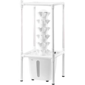 VEVOR Hydroponic Growing System with Grow Light, 30 Pods Vertical 6 Tiers Hydroponic Tower, Home Hydronic Garden with Water Pump, Plants Germination Kit for Indoor Herbs, Fruits and Vegetables(6 Tiers/30 Pods–With Grow Light)