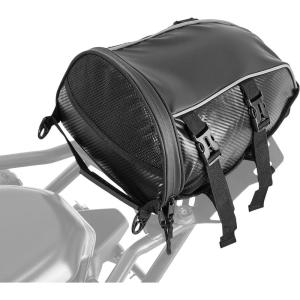 VEVOR Motorcycle Top Case 65L, Universal Aluminum Alloy Motorbike Tail Box with Leather Lining, Waterproof Detachable Motorcycle Top Box with Lock & Back Cushion, Fit for 99% of Motorcycle Frames(10L)
