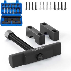VEVOR Yoke Puller, Made for Class 6-8 Transportation Trucks and Equipment, Heavy Duty Yoke Removal Tool Kit, Automotive Yoke Puller Kit Compatible with Kenworth, Peterbilt, Freightliner, Mack, Volvo(Yoke Puller)