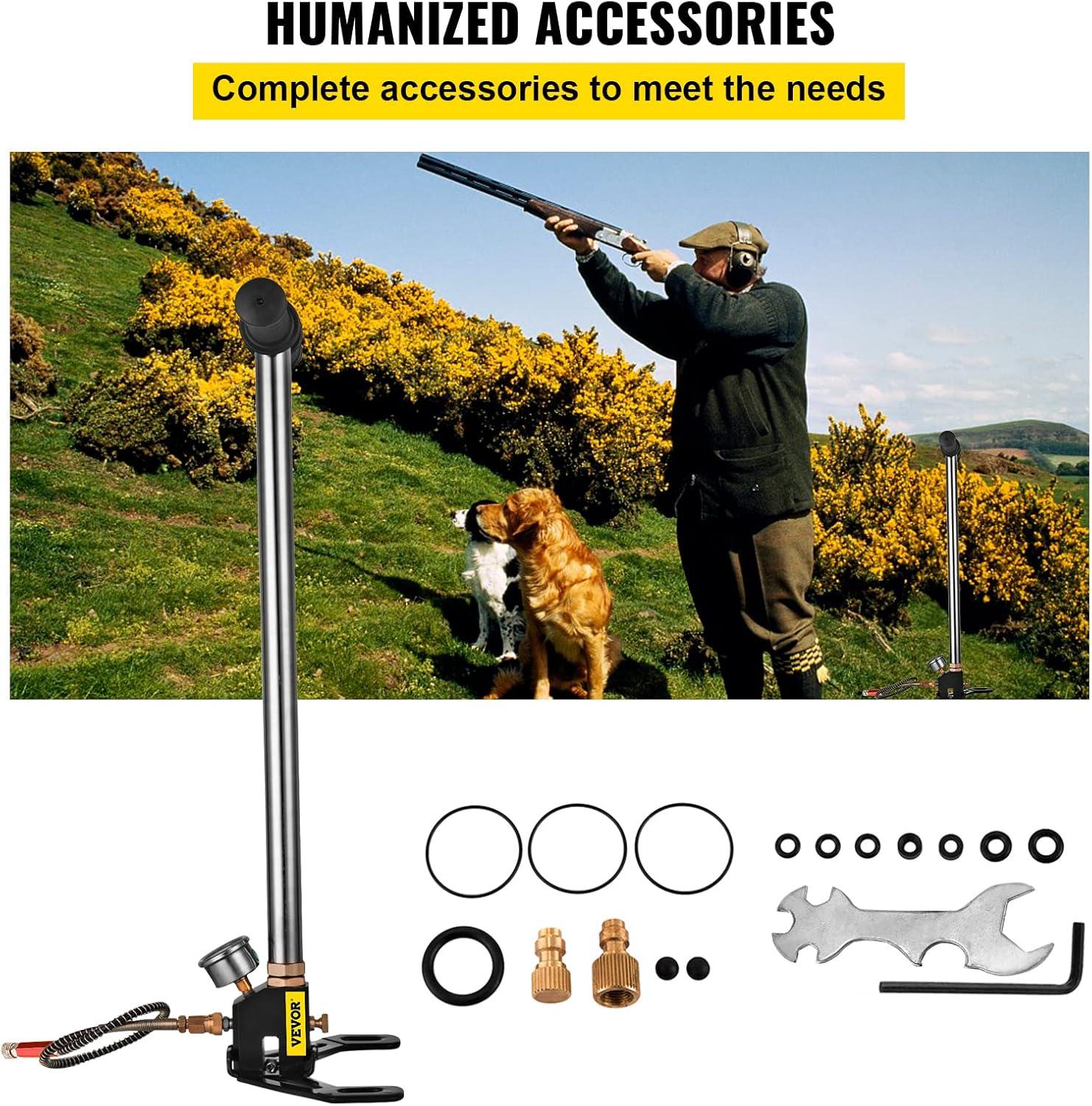 image:imageBestEquip Airgun PCP Pump 4500PSI High Pressure Hand Pump 3 Stage Pump Chamber PCP Air PumpPump