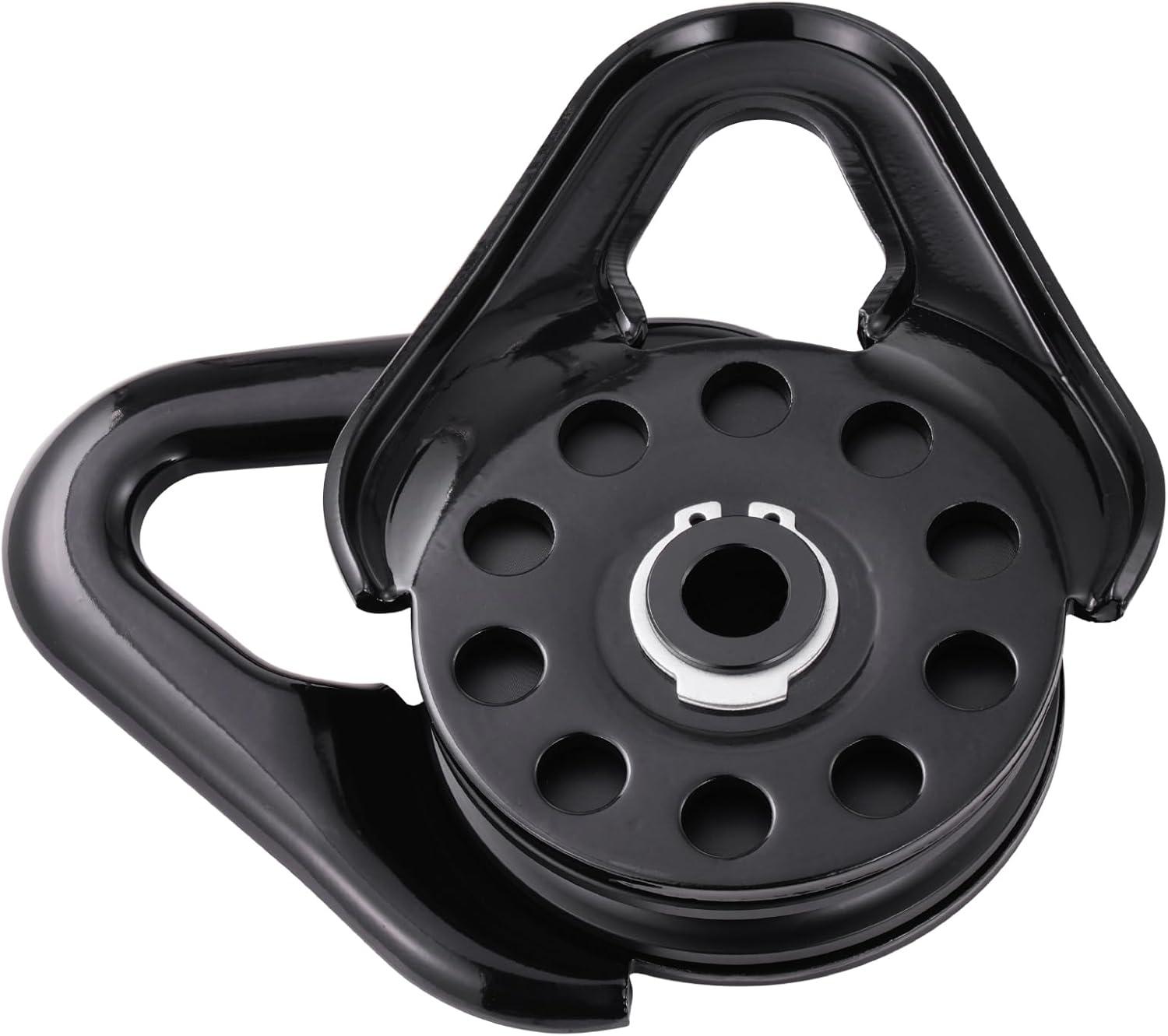 image:imageVEVOR 145 Ton Snatch Block for Winch Recovery Heavy Duty 32000 lbs Break Strength Work with 38 inch Rope Compact Offroad Recovery Accessory for Towing amp Recovery on Truck Tractor ATV amp UTVBlack