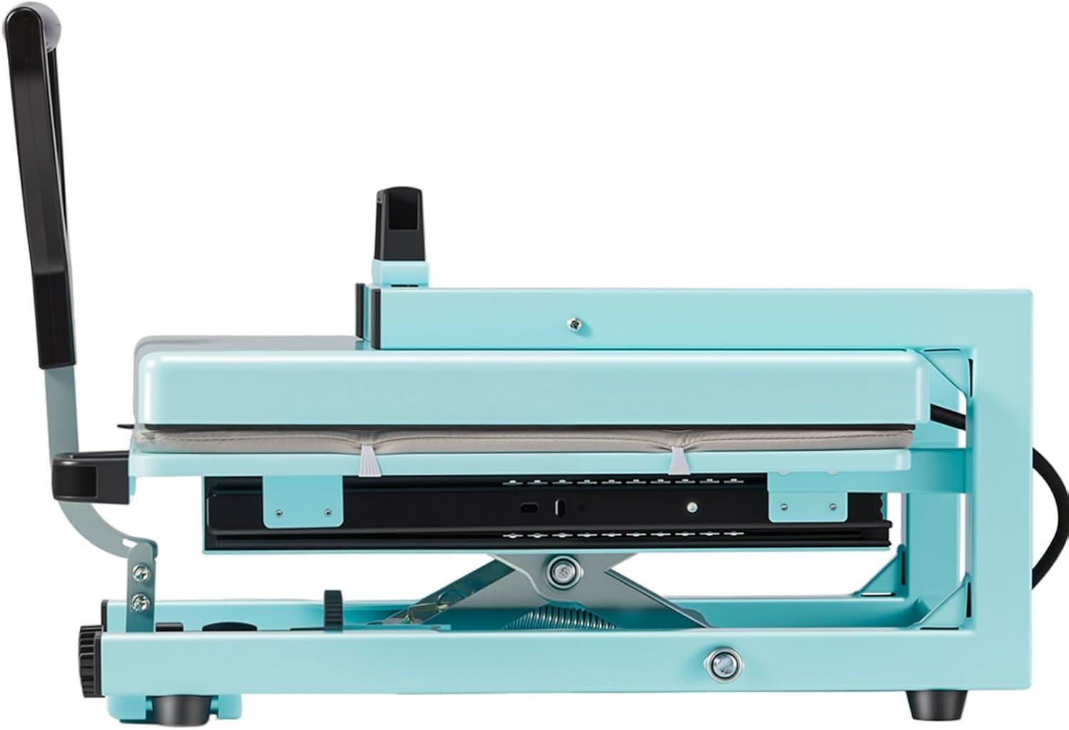 image:imageVEVOR 2 in 1 Heat Press Machine for T Shirts and Hats 15x15 Inch Professional Swing Away Digital Tshirt Press Machine for Sublimation Vinyl Heat Transfer Projects15X15 5 in 1Green